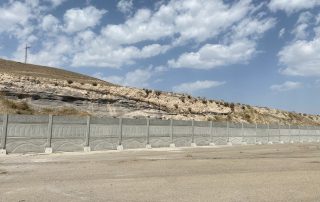 پروژه دیوار محوطه پیش ساخته بتنی هلال احمر تبریز