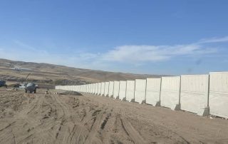پروژه دیوار محوطه هلال احمر تبریز